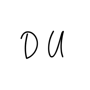 Make a beautiful signature design for name D U. Use this online signature maker to create a handwritten signature for free. D U signature style 5 images and pictures png