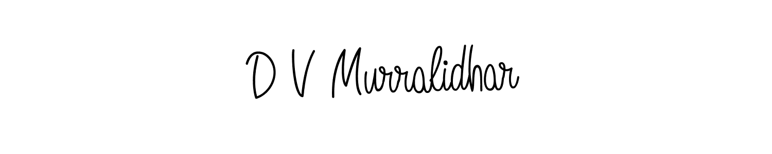 Also we have D V Murralidhar name is the best signature style. Create professional handwritten signature collection using Angelique-Rose-font-FFP autograph style. D V Murralidhar signature style 5 images and pictures png