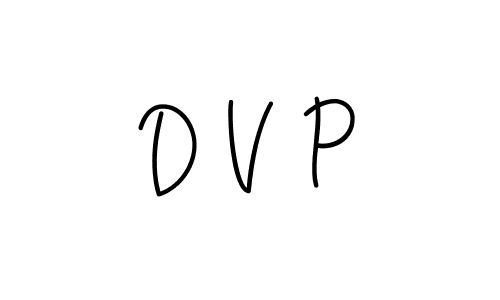 How to make D V P name signature. Use Angelique-Rose-font-FFP style for creating short signs online. This is the latest handwritten sign. D V P signature style 5 images and pictures png