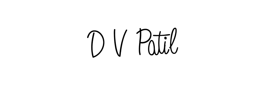 Angelique-Rose-font-FFP is a professional signature style that is perfect for those who want to add a touch of class to their signature. It is also a great choice for those who want to make their signature more unique. Get D V Patil name to fancy signature for free. D V Patil signature style 5 images and pictures png