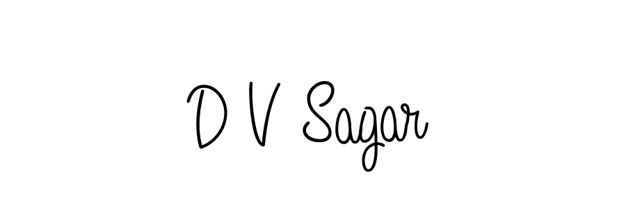 Make a beautiful signature design for name D V Sagar. Use this online signature maker to create a handwritten signature for free. D V Sagar signature style 5 images and pictures png