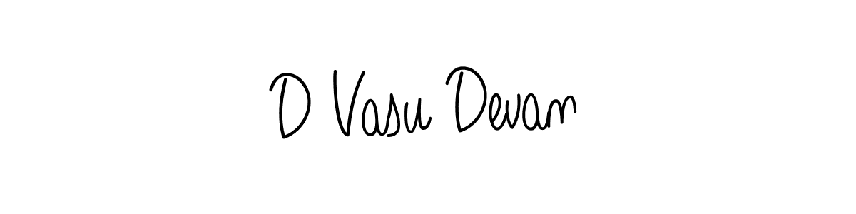 How to Draw D Vasu Devan signature style? Angelique-Rose-font-FFP is a latest design signature styles for name D Vasu Devan. D Vasu Devan signature style 5 images and pictures png