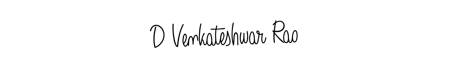How to make D Venkateshwar Rao name signature. Use Angelique-Rose-font-FFP style for creating short signs online. This is the latest handwritten sign. D Venkateshwar Rao signature style 5 images and pictures png