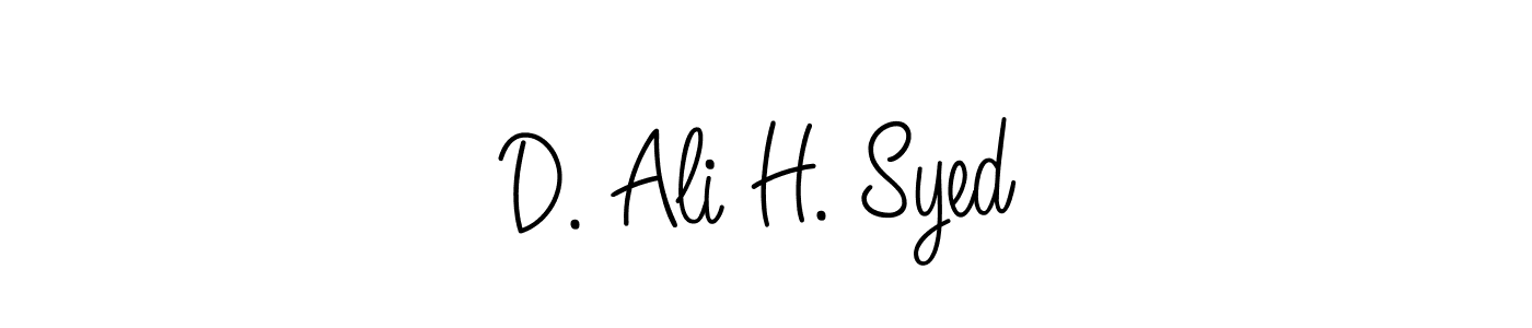 You can use this online signature creator to create a handwritten signature for the name D. Ali H. Syed. This is the best online autograph maker. D. Ali H. Syed signature style 5 images and pictures png