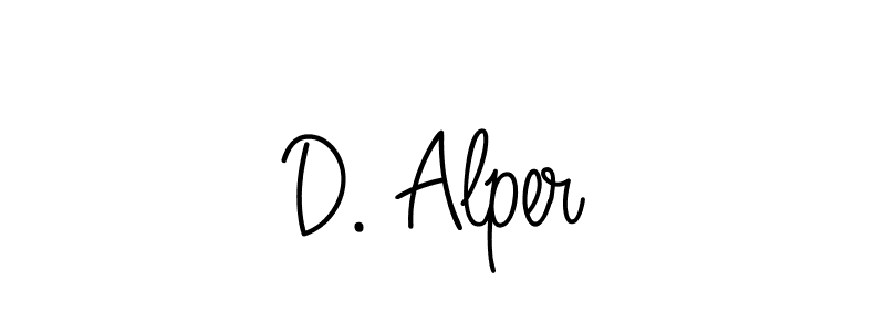 if you are searching for the best signature style for your name D. Alper. so please give up your signature search. here we have designed multiple signature styles  using Angelique-Rose-font-FFP. D. Alper signature style 5 images and pictures png