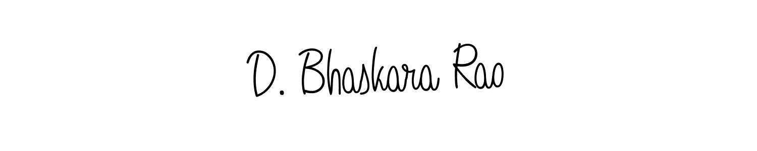 The best way (Angelique-Rose-font-FFP) to make a short signature is to pick only two or three words in your name. The name D. Bhaskara Rao include a total of six letters. For converting this name. D. Bhaskara Rao signature style 5 images and pictures png