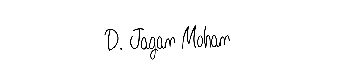 Make a short D. Jagan Mohan signature style. Manage your documents anywhere anytime using Angelique-Rose-font-FFP. Create and add eSignatures, submit forms, share and send files easily. D. Jagan Mohan signature style 5 images and pictures png