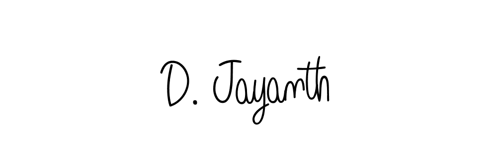 How to make D. Jayanth signature? Angelique-Rose-font-FFP is a professional autograph style. Create handwritten signature for D. Jayanth name. D. Jayanth signature style 5 images and pictures png