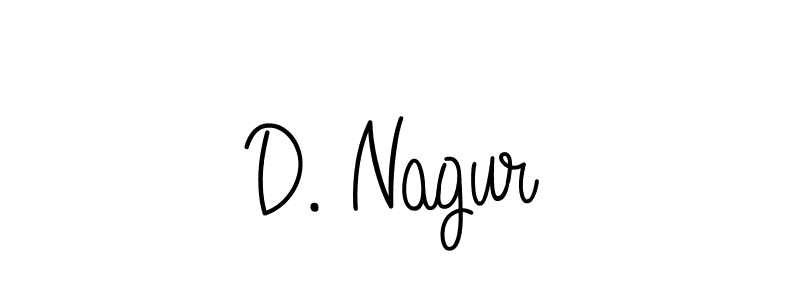 Also we have D. Nagur name is the best signature style. Create professional handwritten signature collection using Angelique-Rose-font-FFP autograph style. D. Nagur signature style 5 images and pictures png