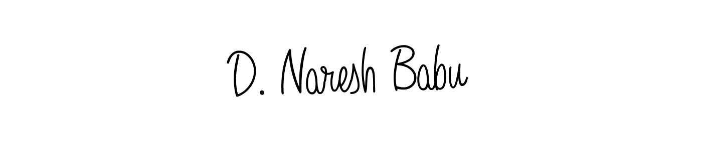 D. Naresh Babu stylish signature style. Best Handwritten Sign (Angelique-Rose-font-FFP) for my name. Handwritten Signature Collection Ideas for my name D. Naresh Babu. D. Naresh Babu signature style 5 images and pictures png