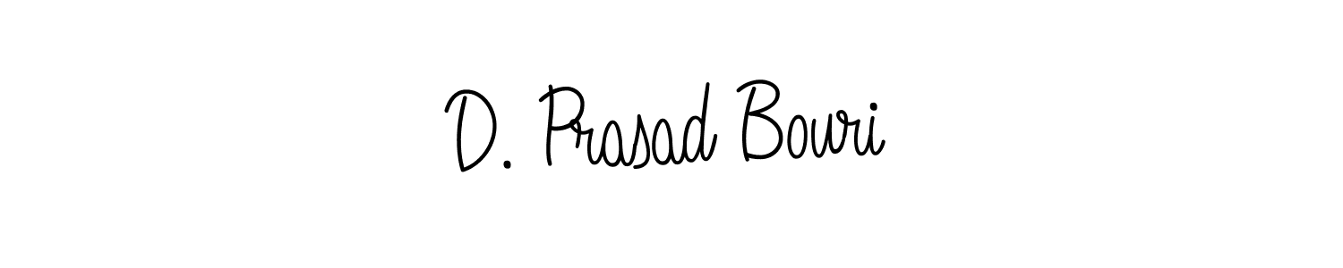 Make a beautiful signature design for name D. Prasad Bouri. Use this online signature maker to create a handwritten signature for free. D. Prasad Bouri signature style 5 images and pictures png