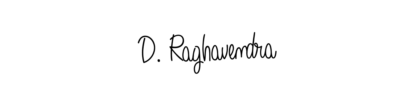 Create a beautiful signature design for name D. Raghavendra. With this signature (Angelique-Rose-font-FFP) fonts, you can make a handwritten signature for free. D. Raghavendra signature style 5 images and pictures png