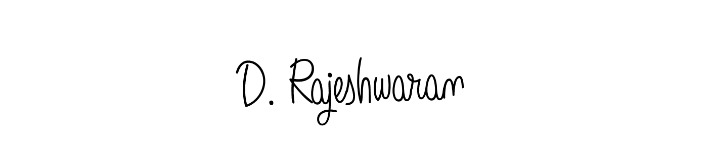 Make a beautiful signature design for name D. Rajeshwaran. With this signature (Angelique-Rose-font-FFP) style, you can create a handwritten signature for free. D. Rajeshwaran signature style 5 images and pictures png