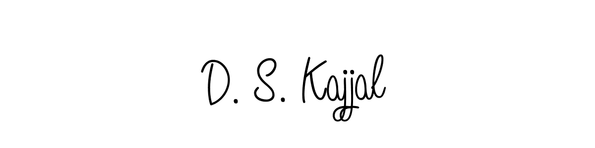 D. S. Kajjal stylish signature style. Best Handwritten Sign (Angelique-Rose-font-FFP) for my name. Handwritten Signature Collection Ideas for my name D. S. Kajjal. D. S. Kajjal signature style 5 images and pictures png