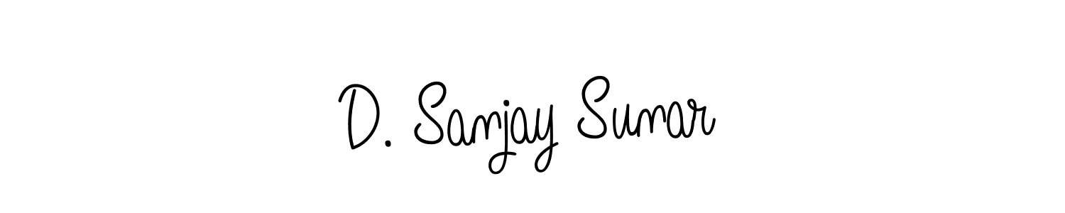 D. Sanjay Sunar stylish signature style. Best Handwritten Sign (Angelique-Rose-font-FFP) for my name. Handwritten Signature Collection Ideas for my name D. Sanjay Sunar. D. Sanjay Sunar signature style 5 images and pictures png