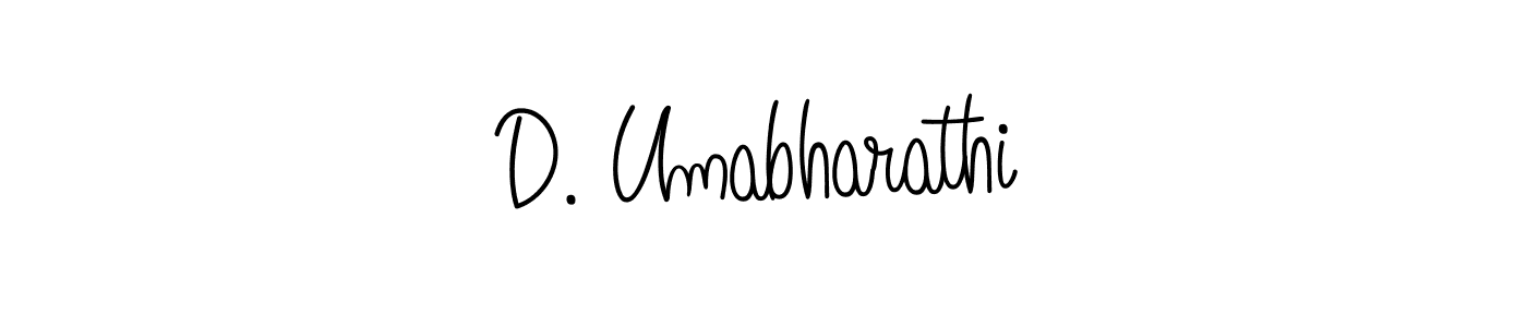 You can use this online signature creator to create a handwritten signature for the name D. Umabharathi. This is the best online autograph maker. D. Umabharathi signature style 5 images and pictures png