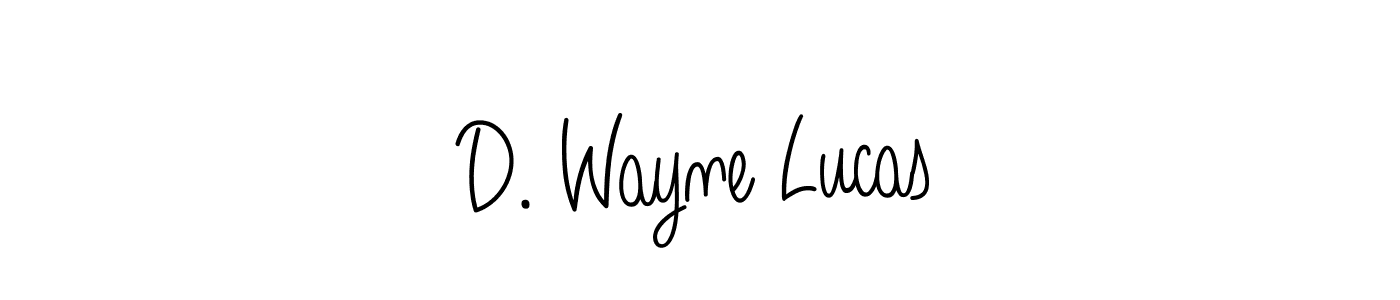 Best and Professional Signature Style for D. Wayne Lucas. Angelique-Rose-font-FFP Best Signature Style Collection. D. Wayne Lucas signature style 5 images and pictures png