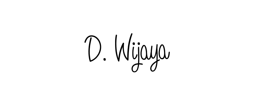 How to make D. Wijaya signature? Angelique-Rose-font-FFP is a professional autograph style. Create handwritten signature for D. Wijaya name. D. Wijaya signature style 5 images and pictures png