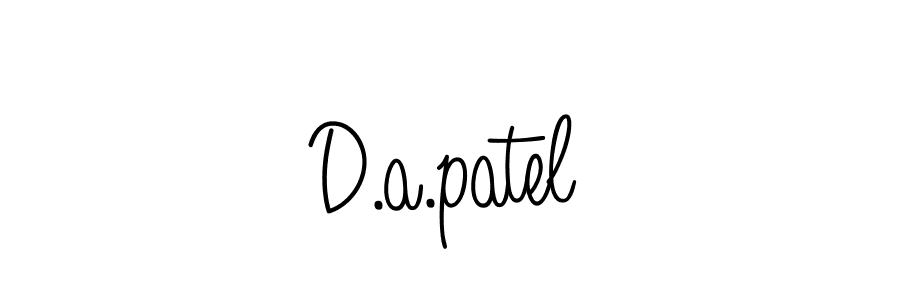 Once you've used our free online signature maker to create your best signature Angelique-Rose-font-FFP style, it's time to enjoy all of the benefits that D.a.patel name signing documents. D.a.patel signature style 5 images and pictures png