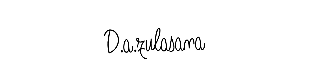 This is the best signature style for the D.a.zulasana name. Also you like these signature font (Angelique-Rose-font-FFP). Mix name signature. D.a.zulasana signature style 5 images and pictures png