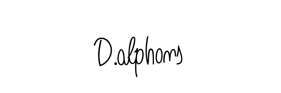 How to make D.alphons signature? Angelique-Rose-font-FFP is a professional autograph style. Create handwritten signature for D.alphons name. D.alphons signature style 5 images and pictures png