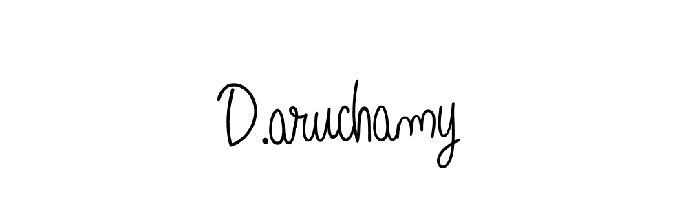 Make a beautiful signature design for name D.aruchamy. With this signature (Angelique-Rose-font-FFP) style, you can create a handwritten signature for free. D.aruchamy signature style 5 images and pictures png