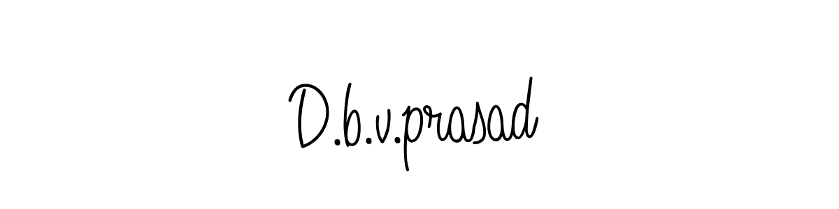 Design your own signature with our free online signature maker. With this signature software, you can create a handwritten (Angelique-Rose-font-FFP) signature for name D.b.v.prasad. D.b.v.prasad signature style 5 images and pictures png