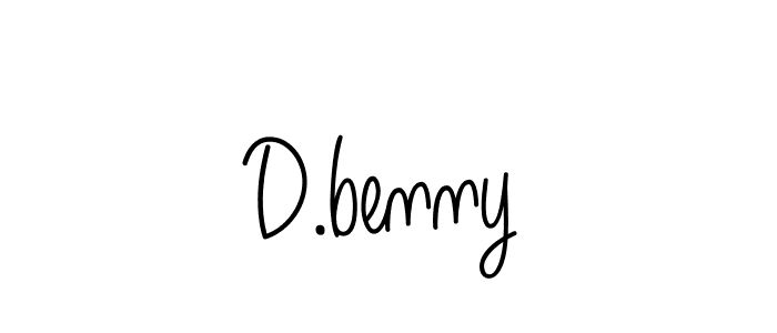 How to Draw D.benny signature style? Angelique-Rose-font-FFP is a latest design signature styles for name D.benny. D.benny signature style 5 images and pictures png