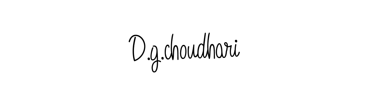 You should practise on your own different ways (Angelique-Rose-font-FFP) to write your name (D.g.choudhari) in signature. don't let someone else do it for you. D.g.choudhari signature style 5 images and pictures png