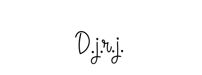 How to make D.j.r.j. signature? Angelique-Rose-font-FFP is a professional autograph style. Create handwritten signature for D.j.r.j. name. D.j.r.j. signature style 5 images and pictures png