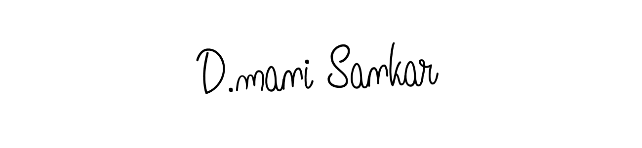 How to Draw D.mani Sankar signature style? Angelique-Rose-font-FFP is a latest design signature styles for name D.mani Sankar. D.mani Sankar signature style 5 images and pictures png