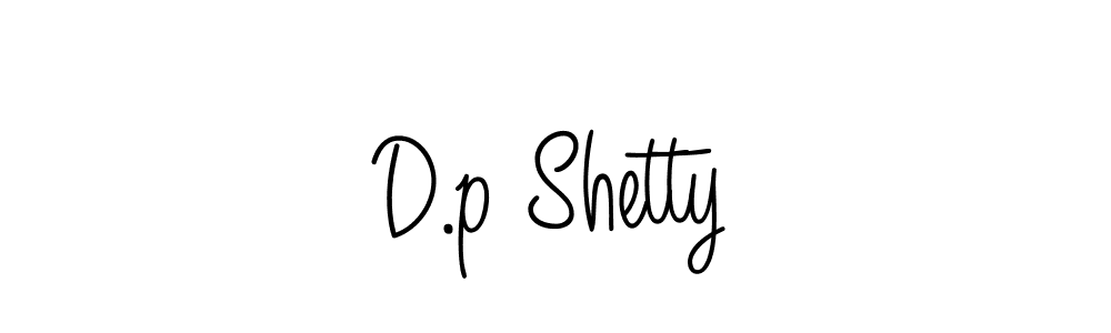 The best way (Angelique-Rose-font-FFP) to make a short signature is to pick only two or three words in your name. The name D.p Shetty include a total of six letters. For converting this name. D.p Shetty signature style 5 images and pictures png