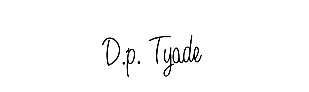 Check out images of Autograph of D.p. Tyade name. Actor D.p. Tyade Signature Style. Angelique-Rose-font-FFP is a professional sign style online. D.p. Tyade signature style 5 images and pictures png