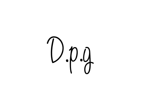 Design your own signature with our free online signature maker. With this signature software, you can create a handwritten (Angelique-Rose-font-FFP) signature for name D.p.g. D.p.g signature style 5 images and pictures png