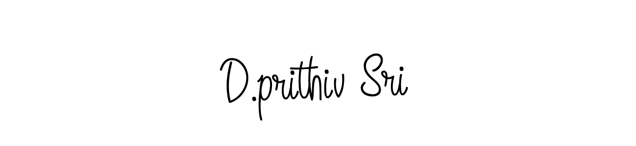 Make a beautiful signature design for name D.prithiv Sri. With this signature (Angelique-Rose-font-FFP) style, you can create a handwritten signature for free. D.prithiv Sri signature style 5 images and pictures png