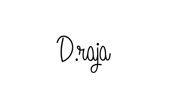 How to make D.raja signature? Angelique-Rose-font-FFP is a professional autograph style. Create handwritten signature for D.raja name. D.raja signature style 5 images and pictures png