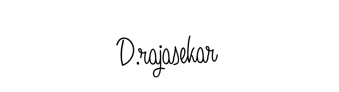 How to make D.rajasekar name signature. Use Angelique-Rose-font-FFP style for creating short signs online. This is the latest handwritten sign. D.rajasekar signature style 5 images and pictures png