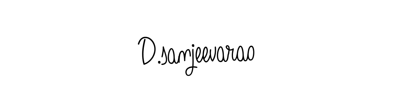 Make a beautiful signature design for name D.sanjeevarao. With this signature (Angelique-Rose-font-FFP) style, you can create a handwritten signature for free. D.sanjeevarao signature style 5 images and pictures png
