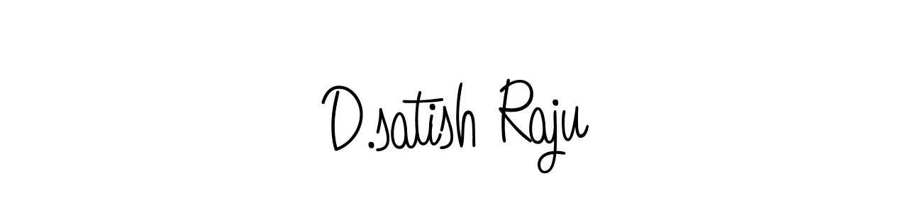 This is the best signature style for the D.satish Raju name. Also you like these signature font (Angelique-Rose-font-FFP). Mix name signature. D.satish Raju signature style 5 images and pictures png