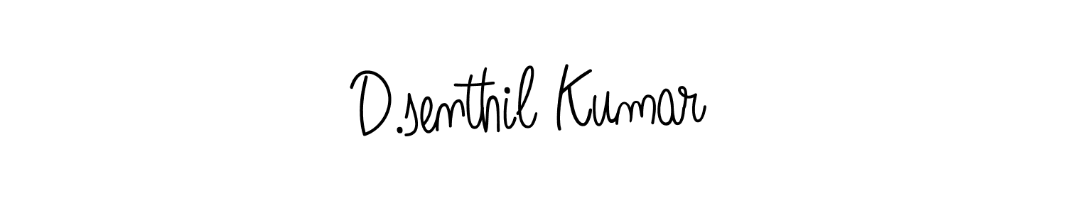 How to Draw D.senthil Kumar signature style? Angelique-Rose-font-FFP is a latest design signature styles for name D.senthil Kumar. D.senthil Kumar signature style 5 images and pictures png