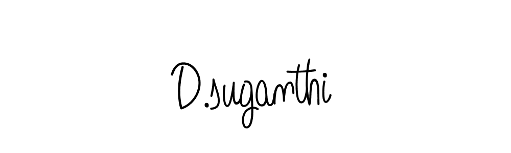 D.suganthi stylish signature style. Best Handwritten Sign (Angelique-Rose-font-FFP) for my name. Handwritten Signature Collection Ideas for my name D.suganthi. D.suganthi signature style 5 images and pictures png