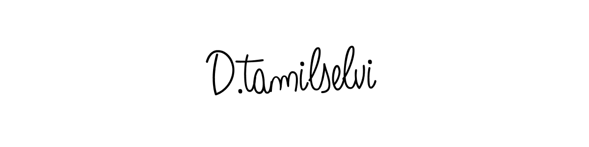 Once you've used our free online signature maker to create your best signature Angelique-Rose-font-FFP style, it's time to enjoy all of the benefits that D.tamilselvi name signing documents. D.tamilselvi signature style 5 images and pictures png