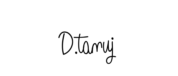 How to make D.tanuj signature? Angelique-Rose-font-FFP is a professional autograph style. Create handwritten signature for D.tanuj name. D.tanuj signature style 5 images and pictures png