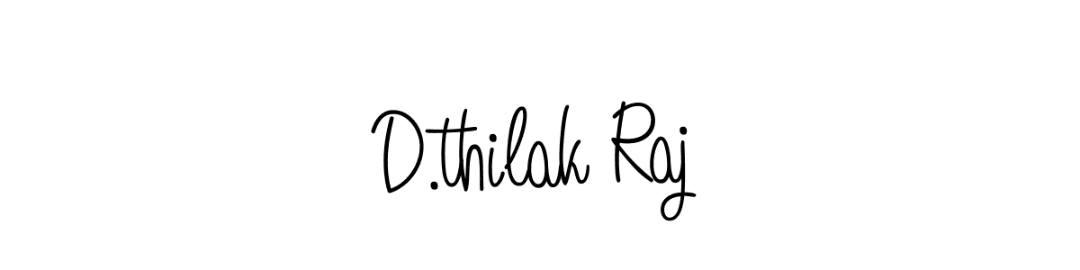 How to make D.thilak Raj signature? Angelique-Rose-font-FFP is a professional autograph style. Create handwritten signature for D.thilak Raj name. D.thilak Raj signature style 5 images and pictures png