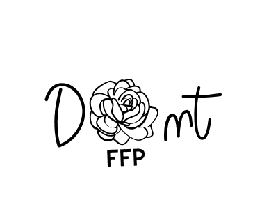 Create a beautiful signature design for name D0nt. With this signature (Angelique-Rose-font-FFP) fonts, you can make a handwritten signature for free. D0nt signature style 5 images and pictures png