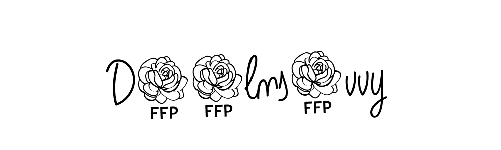 How to make D34lns4vvy signature? Angelique-Rose-font-FFP is a professional autograph style. Create handwritten signature for D34lns4vvy name. D34lns4vvy signature style 5 images and pictures png