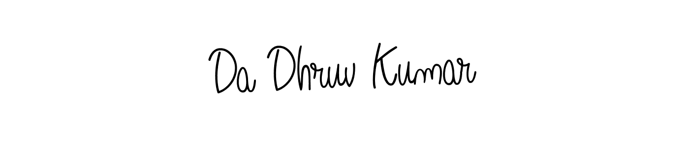 Make a beautiful signature design for name Da Dhruv Kumar. Use this online signature maker to create a handwritten signature for free. Da Dhruv Kumar signature style 5 images and pictures png
