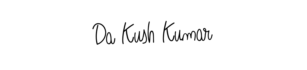 Angelique-Rose-font-FFP is a professional signature style that is perfect for those who want to add a touch of class to their signature. It is also a great choice for those who want to make their signature more unique. Get Da Kush Kumar name to fancy signature for free. Da Kush Kumar signature style 5 images and pictures png