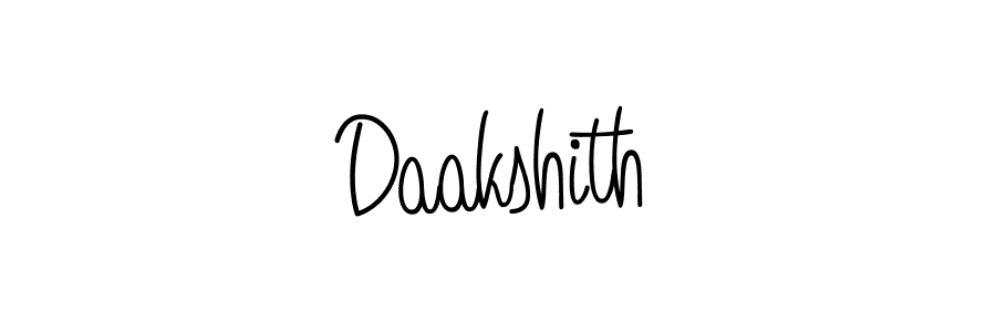 Daakshith stylish signature style. Best Handwritten Sign (Angelique-Rose-font-FFP) for my name. Handwritten Signature Collection Ideas for my name Daakshith. Daakshith signature style 5 images and pictures png