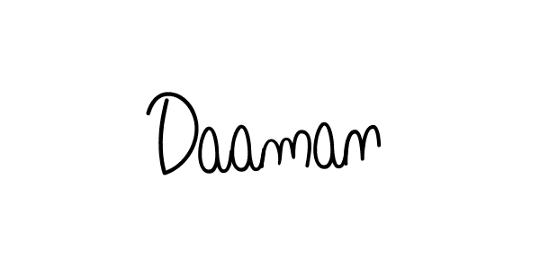 How to make Daaman signature? Angelique-Rose-font-FFP is a professional autograph style. Create handwritten signature for Daaman name. Daaman signature style 5 images and pictures png